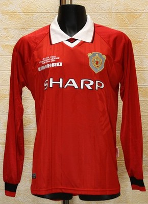 Manchester United 1999 UEFA CL final jersey shirt Solskjær #20 | eBay