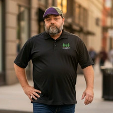 NIKE GOLF TOUR PERFORMANCE POLO SHIRT BIG MENS 3XL BLACK DRI FIT CAMBRIAN RIDGE