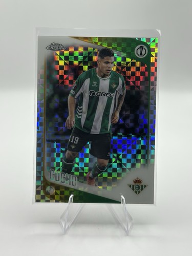 2025-26 Topps Chrome UEFA Club Competitions #51 Cucho X-Fractor Refractor