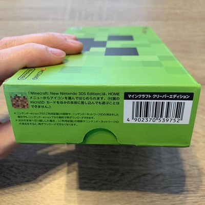 Nintendo 2DS LL Minecraft Edition Handheld Console Creeper Game