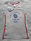 NEW Official Adidas Olympics London 2012 TEAM GB Ladies Tank Top Vest. Size 10.