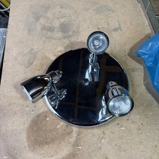 Homebase 3 Light Ceiling chrome Spotlight  GU10 Adjustable Modern Light Fitting
