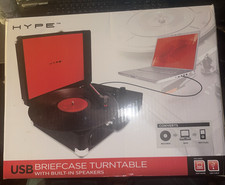 HYPE USB BRIEFCASE TURNTABLE BRAND NEW OPENED