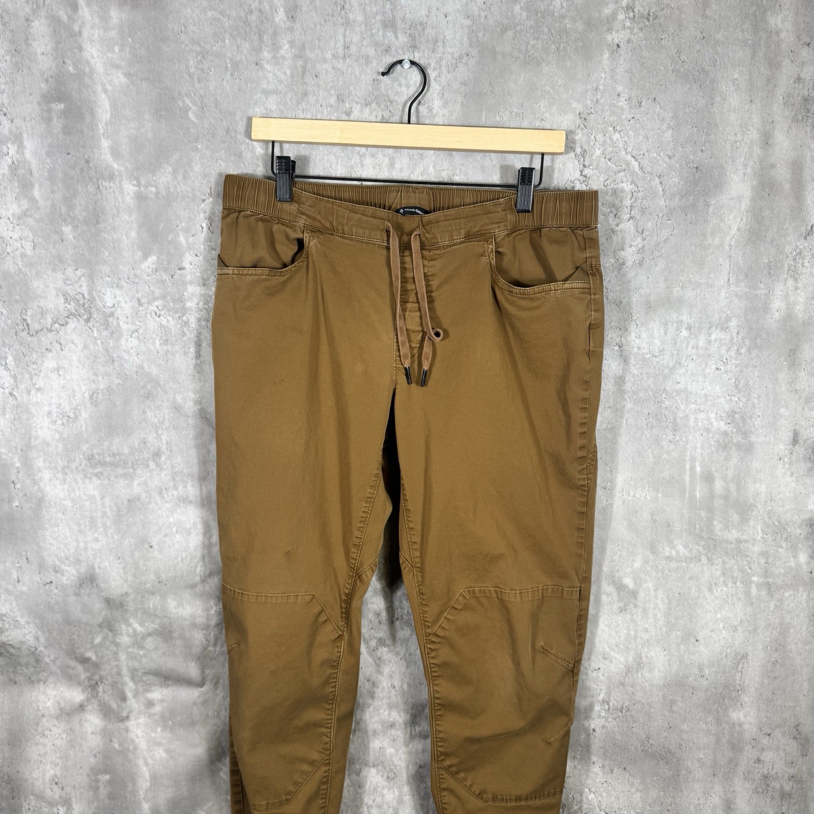 Pantalones de escalada de diamantes negros para hombre grandes bronceados joggers senderismo al aire libre