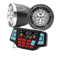 UTV ATV Bluetooth Amplifier Sound System Hand-free Speakers FM USB Audio