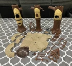 1983 Star Wars ROTJ Endor Ewok Village Playset, All Original, 100% Complete