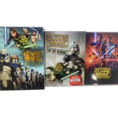  New STAR WARS THE CLONE WARS COMPLETE SERIES 1-7( 25-Disc BOX SET)