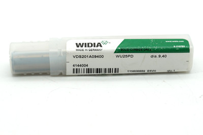 WIDIA VDS201A09400 VHM Vollhartmetall Bohrer Ø 9,40 mm WU25PD 4144004