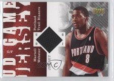 2006-07 Upper Deck UD Game Jersey Martell Webster #GJ-WM 0a1