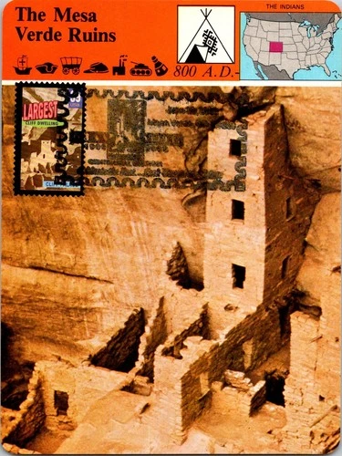 Dr Jim Stamps Maximum Card Largest Cliff Dwelling 39C Fdc