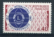 FRANCE, 1967, timbre 1534, LIONS INTERNATIONAL, neuf**
