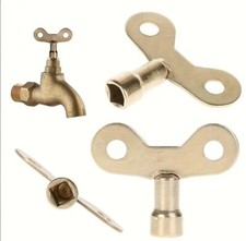 Metal Clock Type Plumbing Switch Keys For Faucet And Water Tap Key 6mm