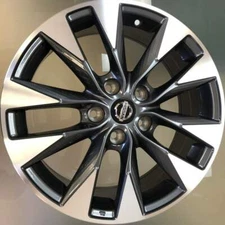 Nissan Sentra Compatible Replica Machined w/ Charcoal Pockets 17 inch Wheel 2015