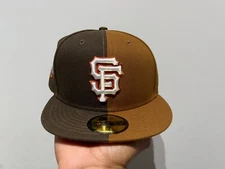 San Francisco Giants MLB NE World Series 2012 Earthy Brown Fitted Hat - New