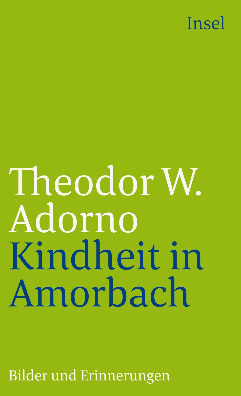 Thumbnail - Kindheit In Amorbach Theodor W. Adorno