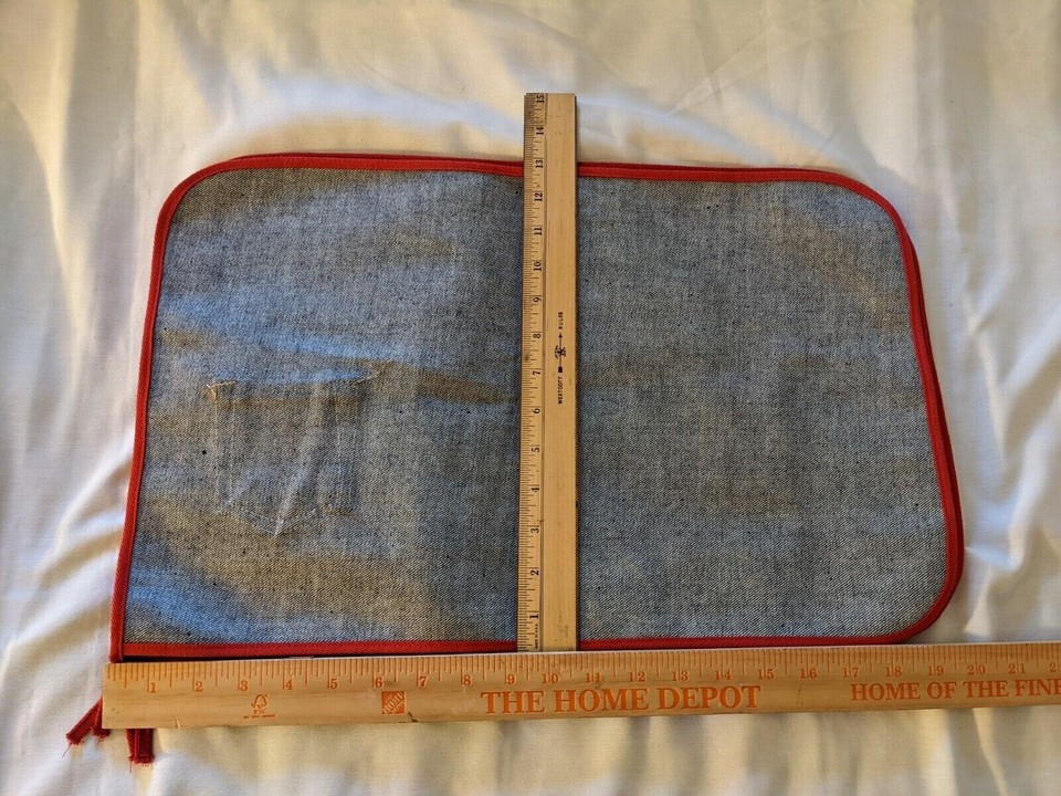 Denim Blue Jeans Placemats Four with Small Pocket BBQ Camping Picnic