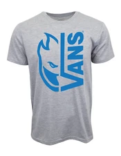 VANS MENS SPITFIRE MEN T SHIRT PREMIUM GRAY HEATHER  TEE NEW