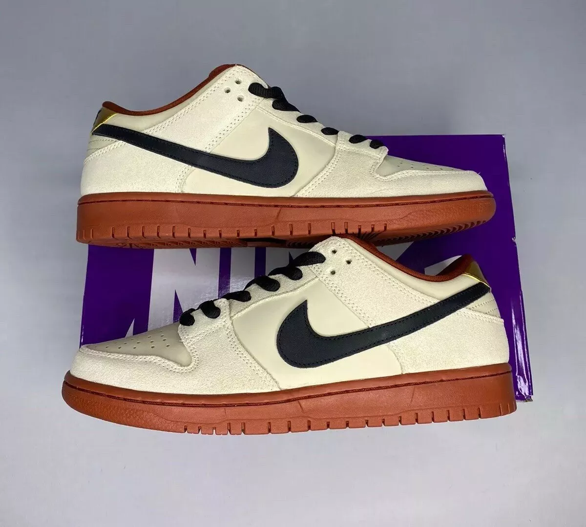 Nike SB Dunk Low Pro Hennessy Muslin Hemp Black BQ6817-100 Mens