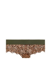 Victoria's Secret PINK Date Lace Cheekster Panty Leopard