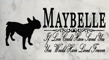 Customized If Love Could Save You Dog Memorial Outdoor Stone Select Your Breed