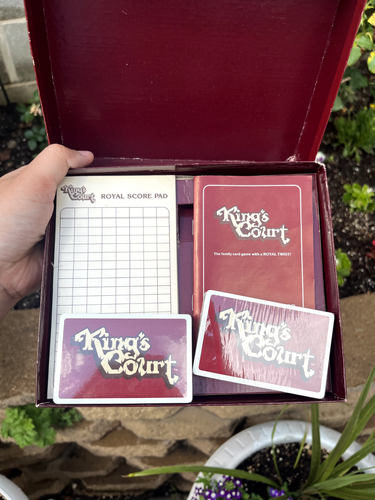 Gioco di Carte King's Court - Vintage 1983; John Johnson - Raro Mazzo Sigillato - Foto 7 di 9