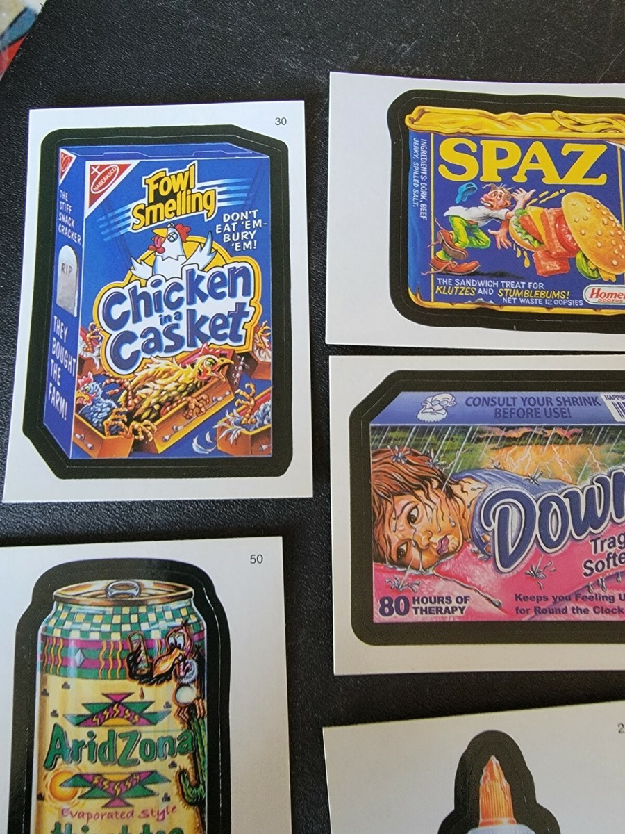 【レアカード】使用済み韓国製テレカ　DJ. DOC　ヒップホップ Topps Wacky Packages Cards Stickers - Lot of 9 cards and 1 magnet