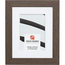 Craig Frames Farmhouse Essentials,1.25" Mocha Brown Picture Frame With a Mat