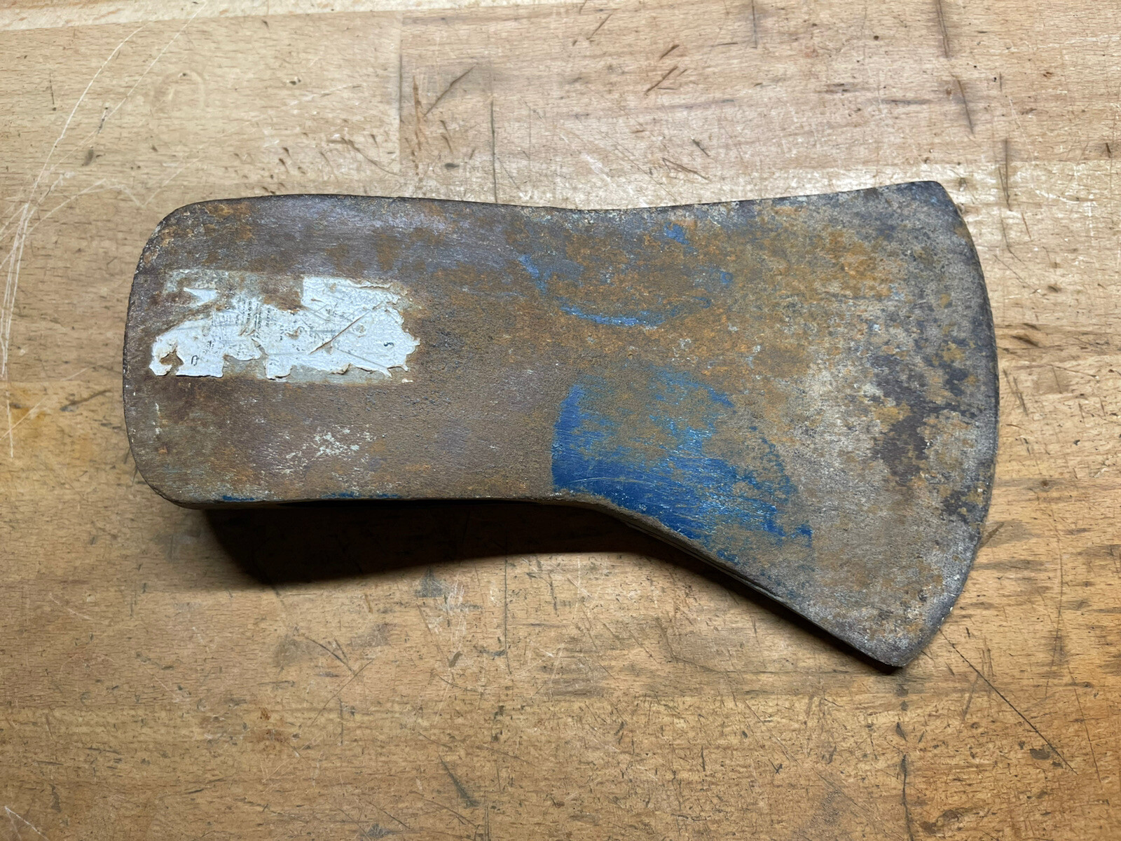 Vintage Collins Axe Head Michigan Pattern Phantom Bevels Old Chop Split