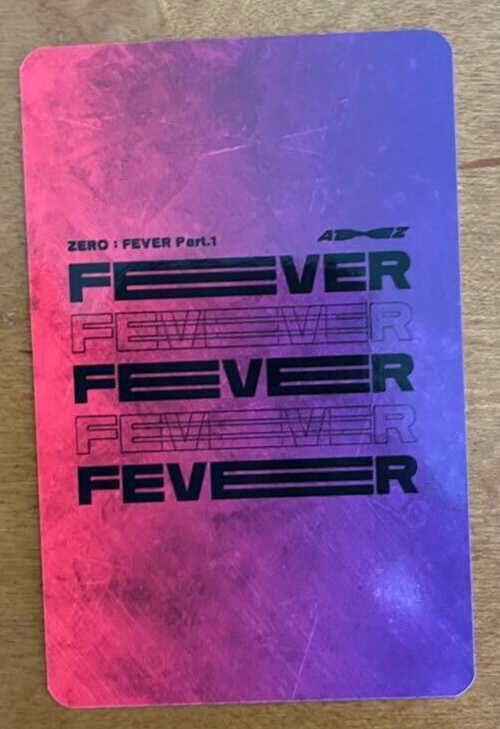 ATEEZ - ATEEZ サン FEVER PART1 withdrama特典トレカ ATEEZ San Photocard ZERO FEVER Part 1 WITHDRAMA Yontong