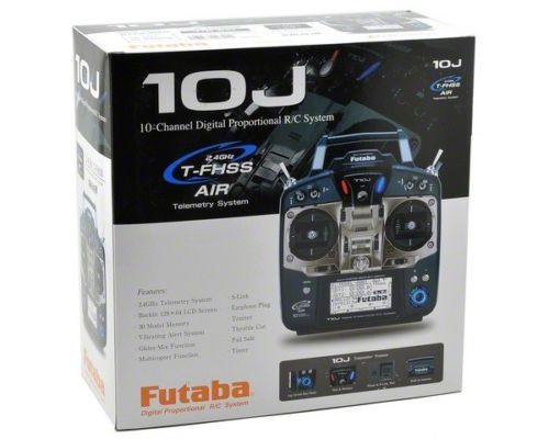 FUTABA デジタル比例R/Cシステム Futaba 10JA 10J 10ch 2.4ghz FHSS Radio System TX RX W/ R3008SB