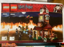 LEGO 4840 HARRY POTTER THE BURROW 2 INSTRUCTION BOOKLETS MANUALS ONLY