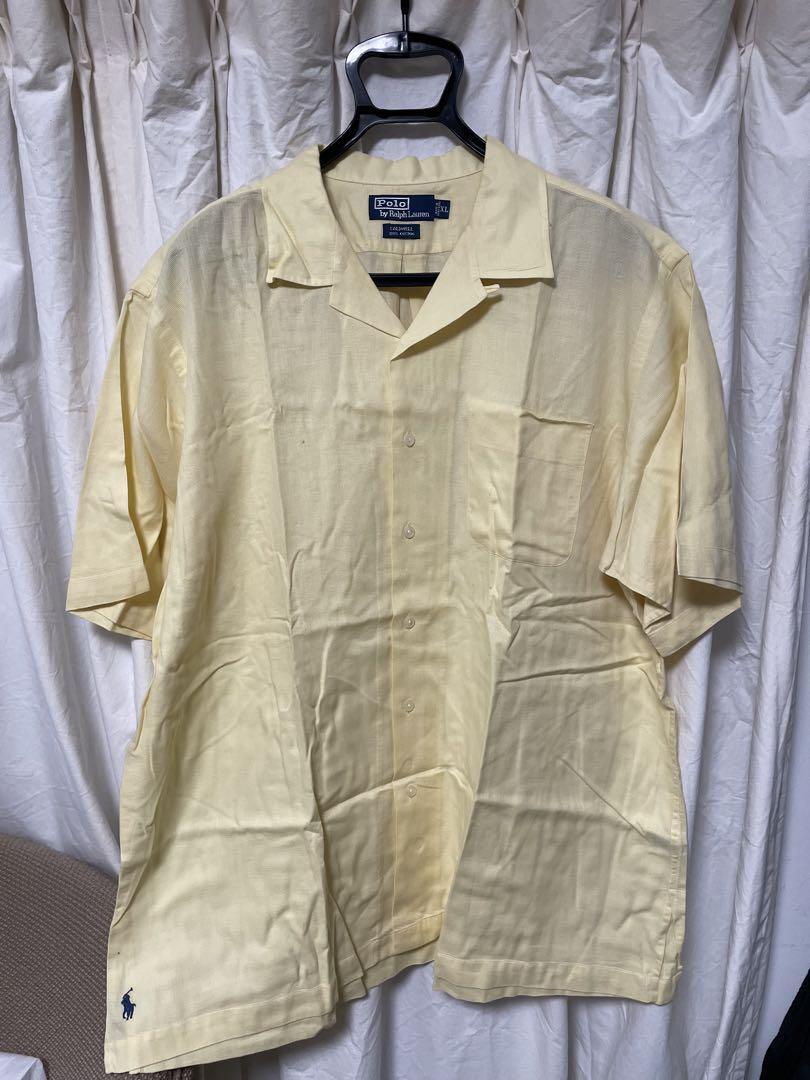 Ralph Lauren Cordwell Aloha Shirt Open Collar Double R L | eBay