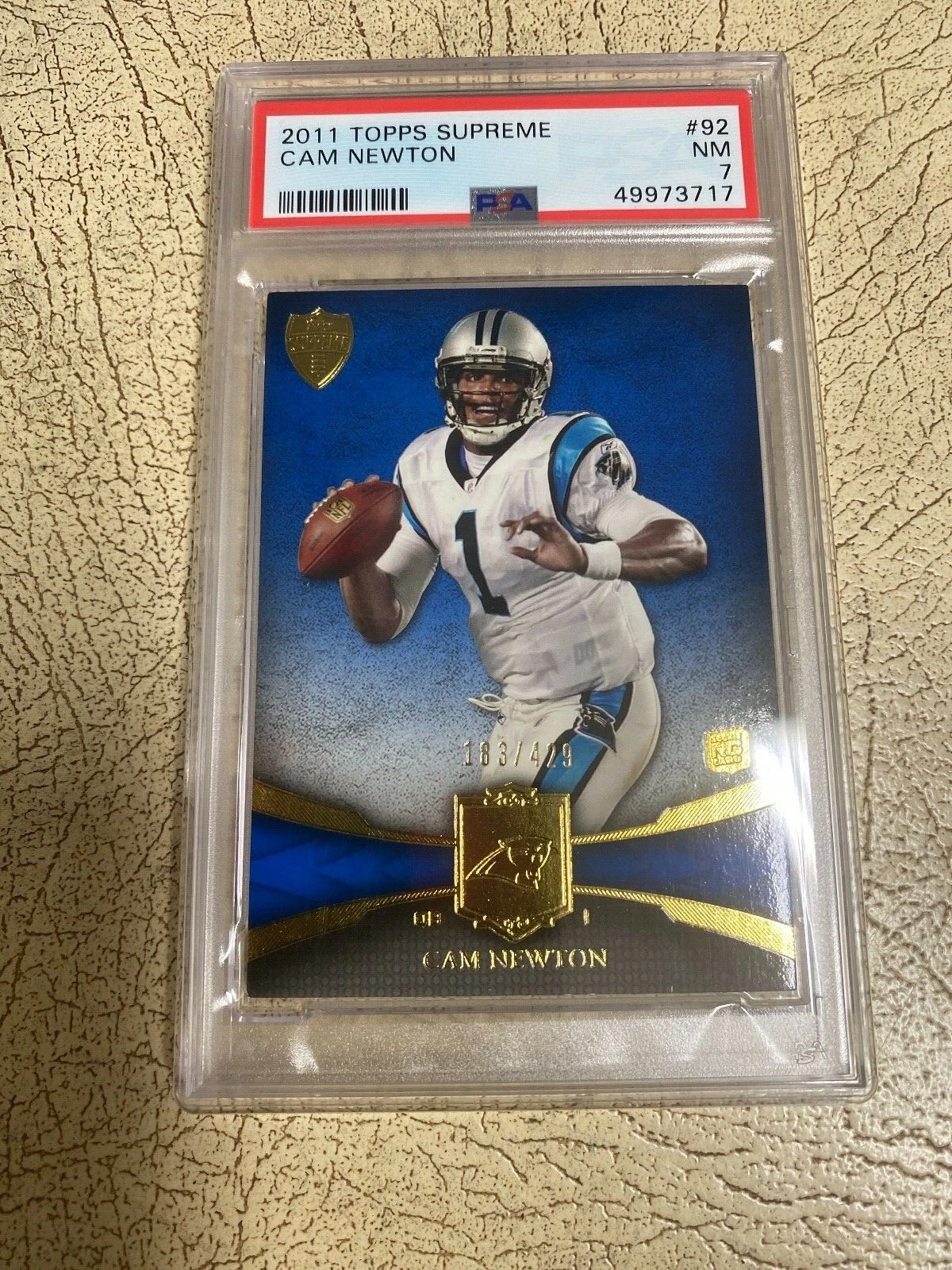 Cam Newton Topps Supreme #92 Base
