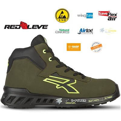U Power Kick Scarpe Antinfortunistiche Invernali Basse S3 SRC CI ESD - Foto 7