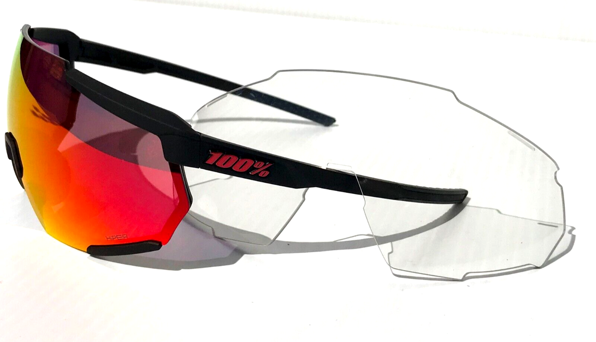 新品100%Racetrap Soft Tact Black Hiper Red 100% Racetrap - Soft Tact Black HiPER® Red Multilayer Mirror