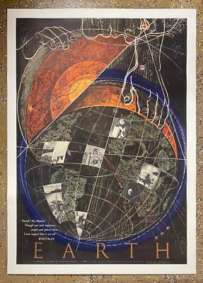 1958 EARTH Poster by Herbert Danska International Geophysical Year
