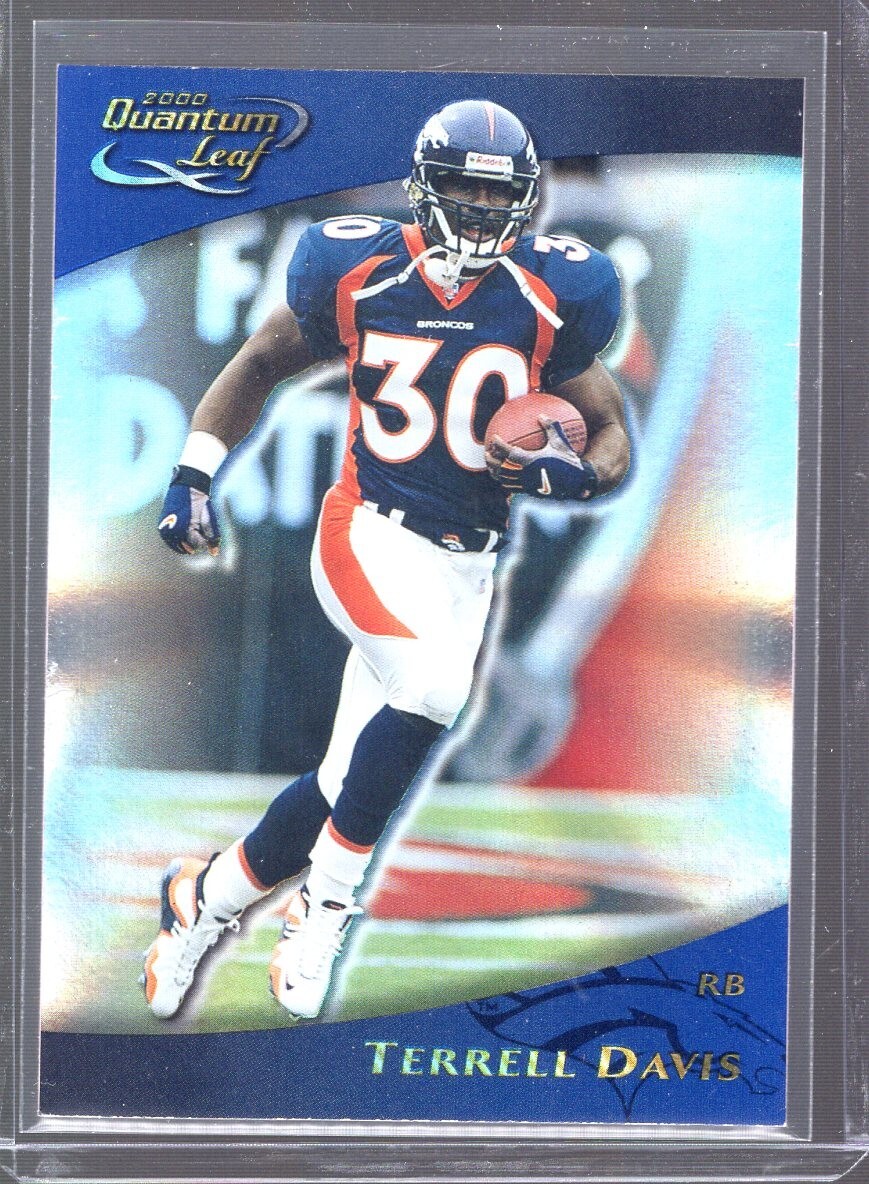 2000 Quantum Leaf Terrell Davis #91 HOF