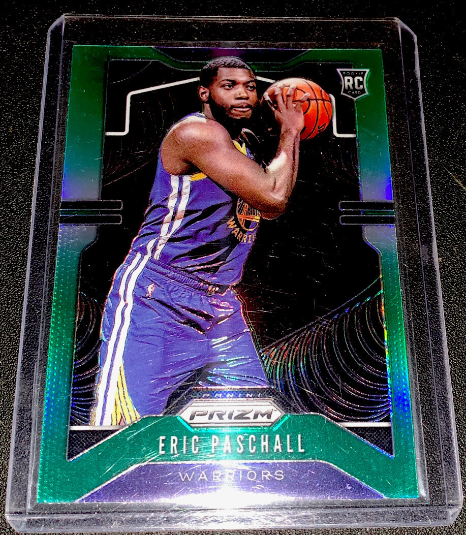 Eric Paschall RC 2019-20 Panini Prizm Green Warriors Rookie Card