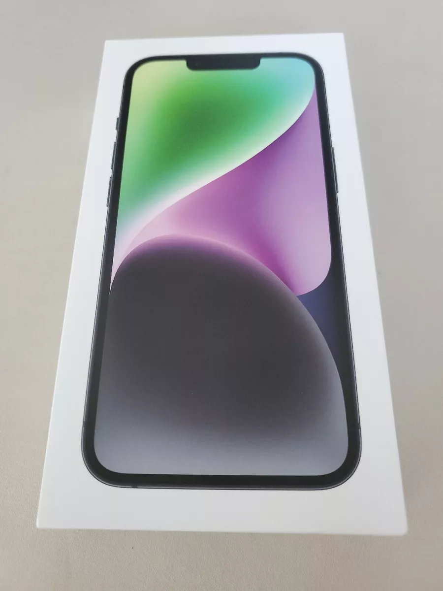 Apple iPhone 14 128 GB Midnight Box And Apple Bag MPUD3VC/A Great