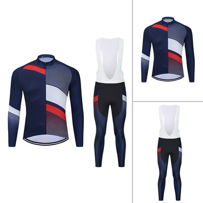 Team Mens Cycling Jersey Bib Pants Set Bike Shirt Pad Tights Riding Clothing Pro