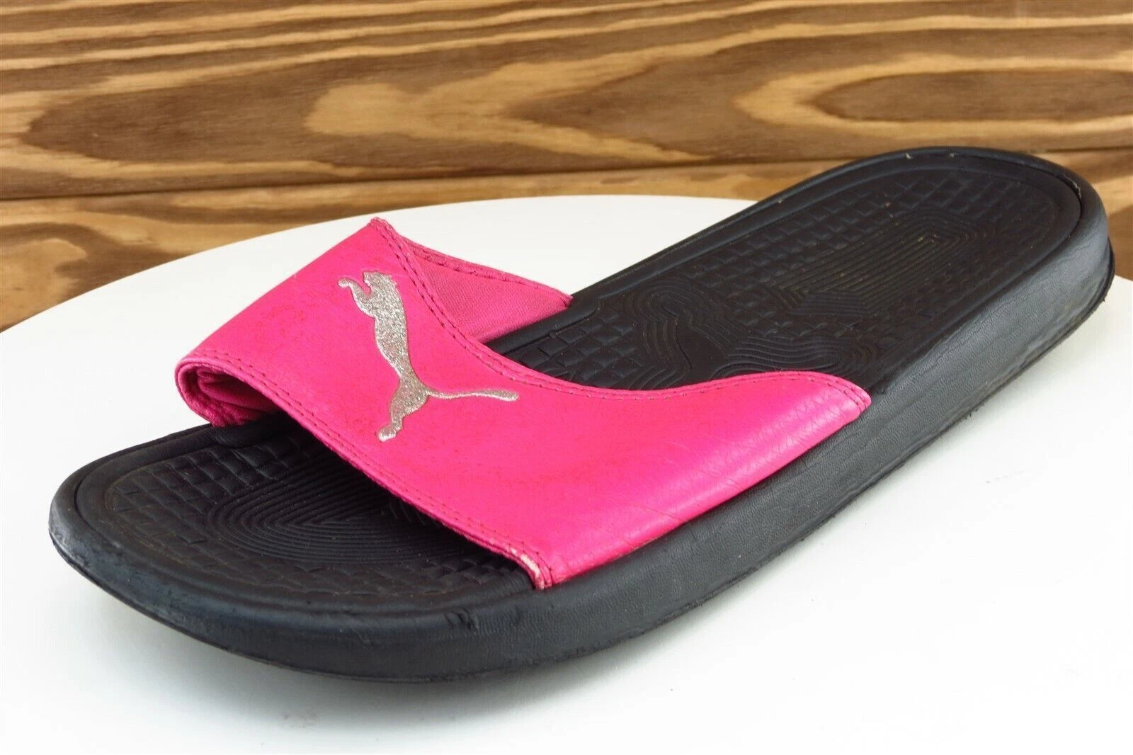 Sandali da donna PUMA taglia 9 M rosa slide sintetici