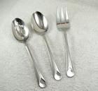 Provence Frosted Serving Set Fork & Spoon & Slotted  J.A. Henckels  Stainless