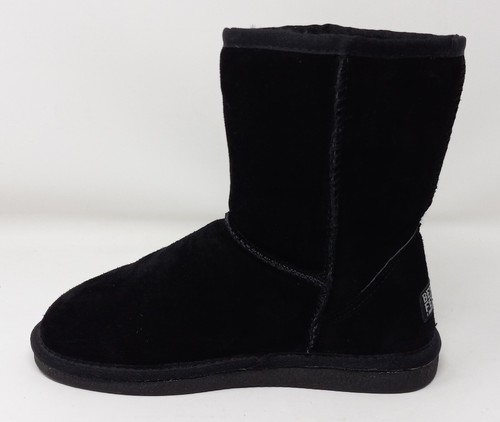 Beach Feet Australian Boots Black Suede Upper Sheepskin Wool Lining Women Size 7 - 第 4/10 張圖片