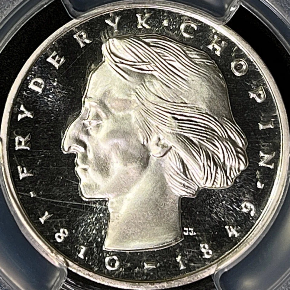 POLAND. 1972, 50 Zlotych, Silver - PCGS PR69 - Top Pop 🥇 Fryderik Chopin - Image 3 of 4