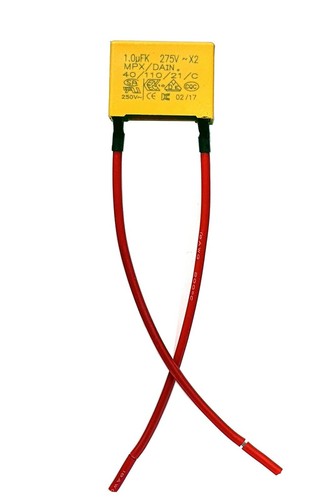 1.0uF 275v X2 MPX 40/110/21 suppressor Capacitor pitch 22mm flexi 1uF –ref:cx832 - Picture 2 of 4