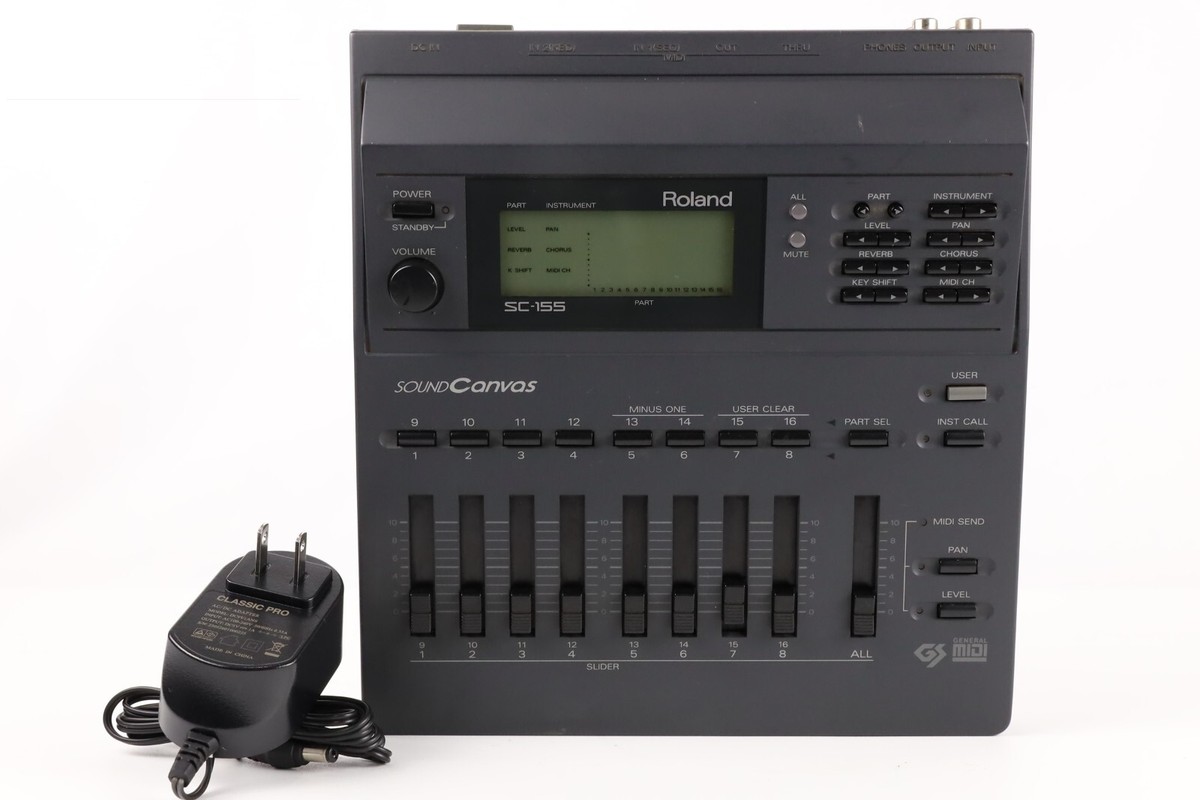 Roland SC-155 サウンドキャンバス Roland SC-155 Synthesizer Module User reviews