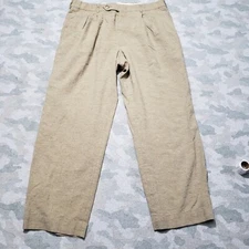 Corbin Pants Mens 34x26 Tan Pockets Relaxed
