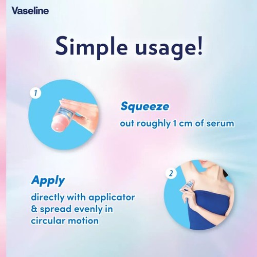 2 x Vaseline Deodorant Dry Serum Bright & Dry (50ml) with Glutathione&Collagen - Picture 6 of 6