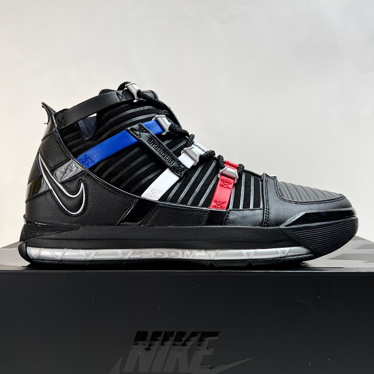 NIKE - zoom LEBRON Ⅲ QS 29cm Nike Zoom LeBron 3 III QS Men's Hi Top Basketball Trainers