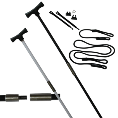 Stick It Anchor Pin 8' Shallow Water Anchor System – Black, USA-Made For Boats